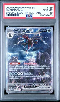 Pokemon TCG Hydreigon EX 169/086 White Flare Special Illustration Rare PSA 10 - Image 1
