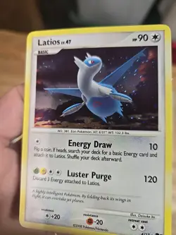 2008 Pokemon Pop Series 7 Latios 4/17 Holo Rare Lv. 47 LP-NM Condition See Pics - Image 4