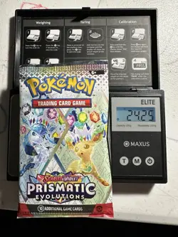 Pokemon TCG Prismatic Evolutions Booster Pack 24.25- Heavy - Image 1