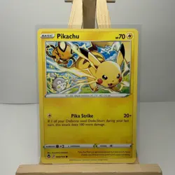 Pikachu 49/195 Silver Tempest Pokemon TCG - Image 1
