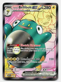 IONO'S BELLIBOLT EX SCARLET & VIOLET PROMO 194 NM PROMO POKEMON - Image 2