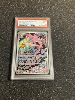 2023 Pokemon Paradox Rift Veluza Illustration Rare 192/182 PSA 10 192 Mint - Image 1
