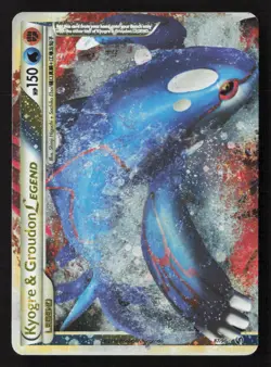 Kyogre & Groudon Legend (Top) Ultra Rare Holofoil UD 87/90 MP Pokemon TCG - Image 1