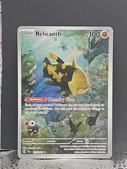 Pokemon TCG - Relicanth 173/162 SV05: Temporal Forces Illustration Rare Full Art - Image 1