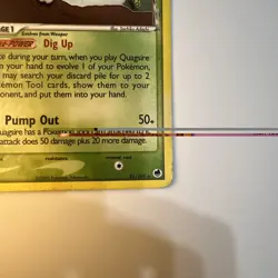 Quagsire (Delta Species) 21/101 Pokemon Dragon Frontiers Non Holo LP - Image 4