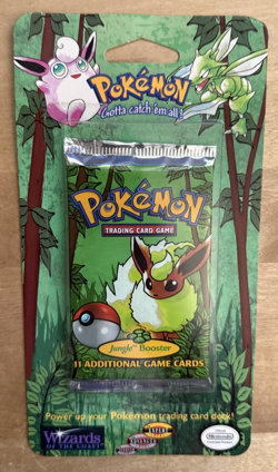 1999 Pokemon Jungle Blister Pack – Flareon Artwork Factory Sealed - Image 1