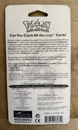 1999 Pokemon Jungle Blister Pack – Flareon Artwork Factory Sealed - Image 2