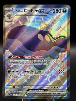 Pokemon TCG - Paldean Clodsire ex - 219/091 - Paldean Fates - Shiny Ultra Rare - Image 1