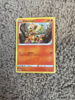 Pokemon Brilliant Stars Chimchar Common Card 024/172 NM - Image 1