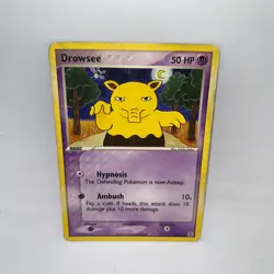 Drowzee 32/112 Uncommon FireRed & LeafGreen Pokemon Heavily Played - Image 1