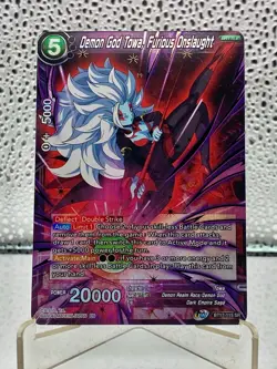 Dragon Ball Super CCG Demon God Towa, Furious Onslaught BT17-115 SR Foil Card - Image 1