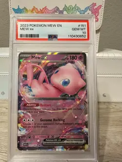 MEW EX 151/165 PSA 10 - 2023 POKEMON MEW EN-151 - Image 1