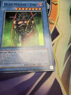 Yugioh! Dark Master - Zorc Super Rare -DCR-082 Unlimited - Englisch - Image 4