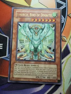 Yugioh! Simorgh, Bird of Divinity Ultra Rare - SD8-EN001 1st Edition - Englisch - Image 1