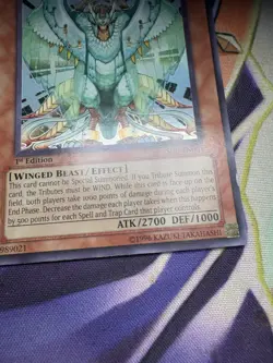 Yugioh! Simorgh, Bird of Divinity Ultra Rare - SD8-EN001 1st Edition - Englisch - Image 4