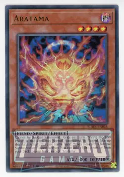 Yugioh Aratama BLMR-EN055 Ultra Rare 1st Edition Near Mint - Image 1