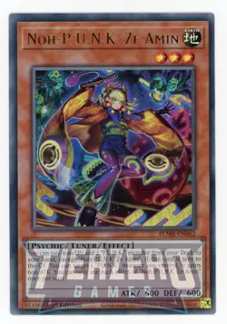 Yugioh Noh-P.U.N.K. Ze Amin BLMR-EN062 Ultra Rare 1st Edition Near Mint - Image 1