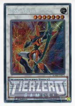 Yugioh Junk Archer BLMR-EN073 Secret Rare 1st Edition Near Mint - Image 1