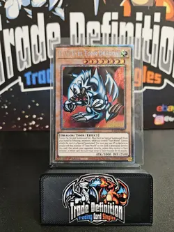 YuGiOh Rarity V 5 RA05-EN003 Blue-Eyes Toon Dragon Starlight Rare - Image 1