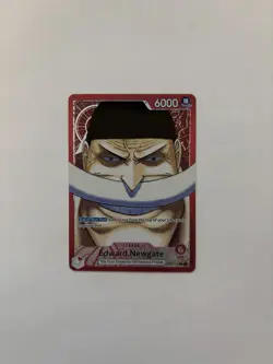 2023 ONE PIECE OP02-PARAMOUNT WAR ALTERNATE ART #001 EDWARD NEWGATE - Image 1