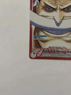 2023 ONE PIECE OP02-PARAMOUNT WAR ALTERNATE ART #001 EDWARD NEWGATE - Image 4