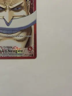 2023 ONE PIECE OP02-PARAMOUNT WAR ALTERNATE ART #001 EDWARD NEWGATE - Image 5