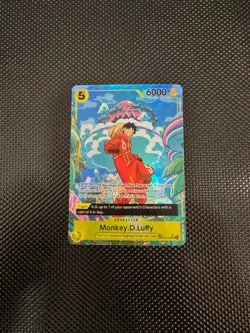 2024 Monkey D Luffy OP07-109 Alt Art Treasure Rare One Piece Two Legends NM - Image 1