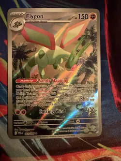 Flygon IR Phantasmal Flames 101/094 Full Art Holo ME02 Pokemon Card 2025 NM - Image 1