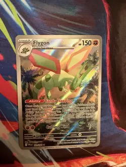Flygon IR Phantasmal Flames 101/094 Full Art Holo ME02 Pokemon Card 2025 NM - Image 2