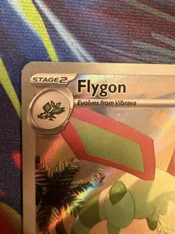 Flygon IR Phantasmal Flames 101/094 Full Art Holo ME02 Pokemon Card 2025 NM - Image 3