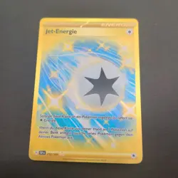Pokemon TCG Karte Jet-Energie 252/191 Sturmische Funken SSP Near Mint GOLD DE NM - Image 2