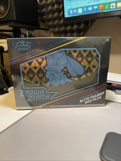 Crown Zenith Pokemon Center Elite Trainer Box Plus ETB TCG Card Factory Sealed - Image 1
