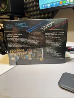 Crown Zenith Pokemon Center Elite Trainer Box Plus ETB TCG Card Factory Sealed - Image 3