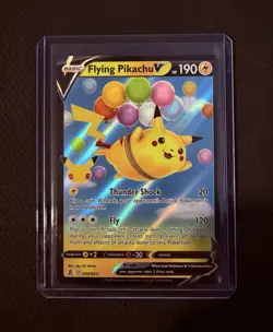 Pokemon Flying Pikachu V Ultra Rare Holo Full Art Celebrations 006/025 Card - Image 1