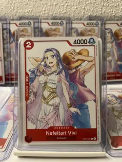 One Piece Card Game Pre-Release AA | Nefeltari Vivi ST01-009 | NISEKOI Artist - Image 1