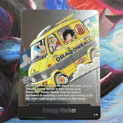 Dragon Ball Super Card Game Energy Marker E-75 Foil Unique Art - Image 1