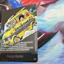 Dragon Ball Super Card Game Energy Marker E-75 Foil Unique Art - Image 3