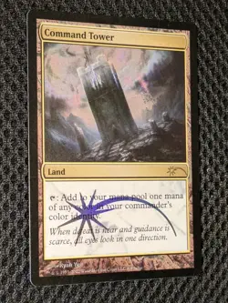 MTG Magic The Gathering Command Tower Judge Promo 2012 - Excellent - Image 1