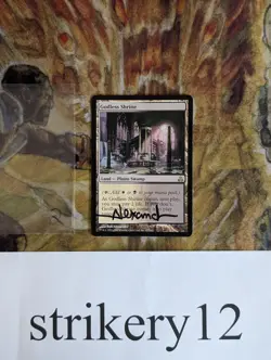 1x Godless Shrine – Guildpact – Signed by Rob Alexander – MTG - Image 1