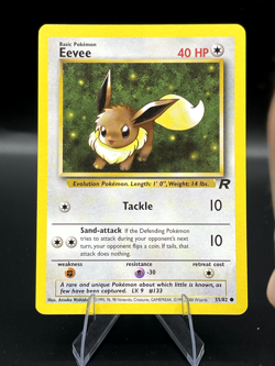 (NM) Eevee Team Rocket 55/82 Pokemon TCG Card WOTC 330a-57-59 - Image 3