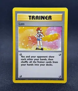 Pokemon Card Lass Rare Base Set 075/102 - Image 1