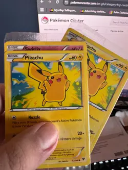 Pokemon Card - XY 42/146 - PIKACHU (holo-foil) (SEALED Movie Promo Pack) - NM/M - Image 1