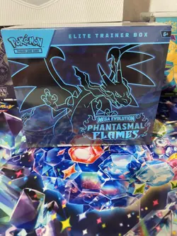 Pokemon Phantasmal Flames Factory Sealed ETB Elite Trainer Box! - Image 1