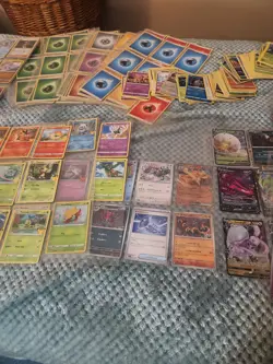 Pokemon Card Lot 400+ OFFICIAL TCG Cards Mix Of + Ultra Rare VMAX VSTAR OR V! - Image 3