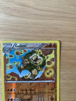 Golem 47/106 pokemon card reverse holographic - Image 3