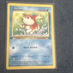 Pokemon TCG WoTC Goldeen 53/64 Jungle Vintage First Edition Moderately Played MP - Image 1