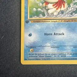 Pokemon TCG WoTC Goldeen 53/64 Jungle Vintage First Edition Moderately Played MP - Image 4