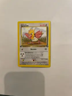 Spearow Pokemon Card Jungle Set 1st Edition 62/64 Italian Wizards of the Coast - Image 1