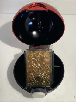 Pokemon Charizard 23K Gold-Plated Card Burger King 1999 Read Description - Image 1