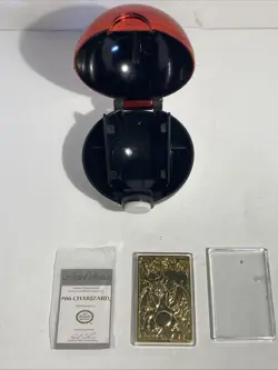 Pokemon Charizard 23K Gold-Plated Card Burger King 1999 Read Description - Image 2